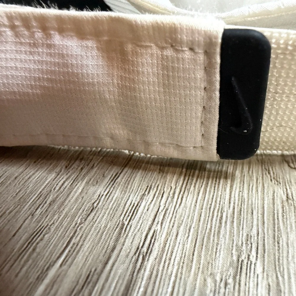 Nike Cream and Black Strap Cap